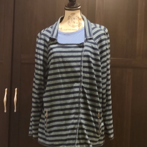 Rag & Bone SET Tee Shirt Medium Nic and Zoe Pullover Jacket Bundle  XXL Outfit - Picture 4 of 11